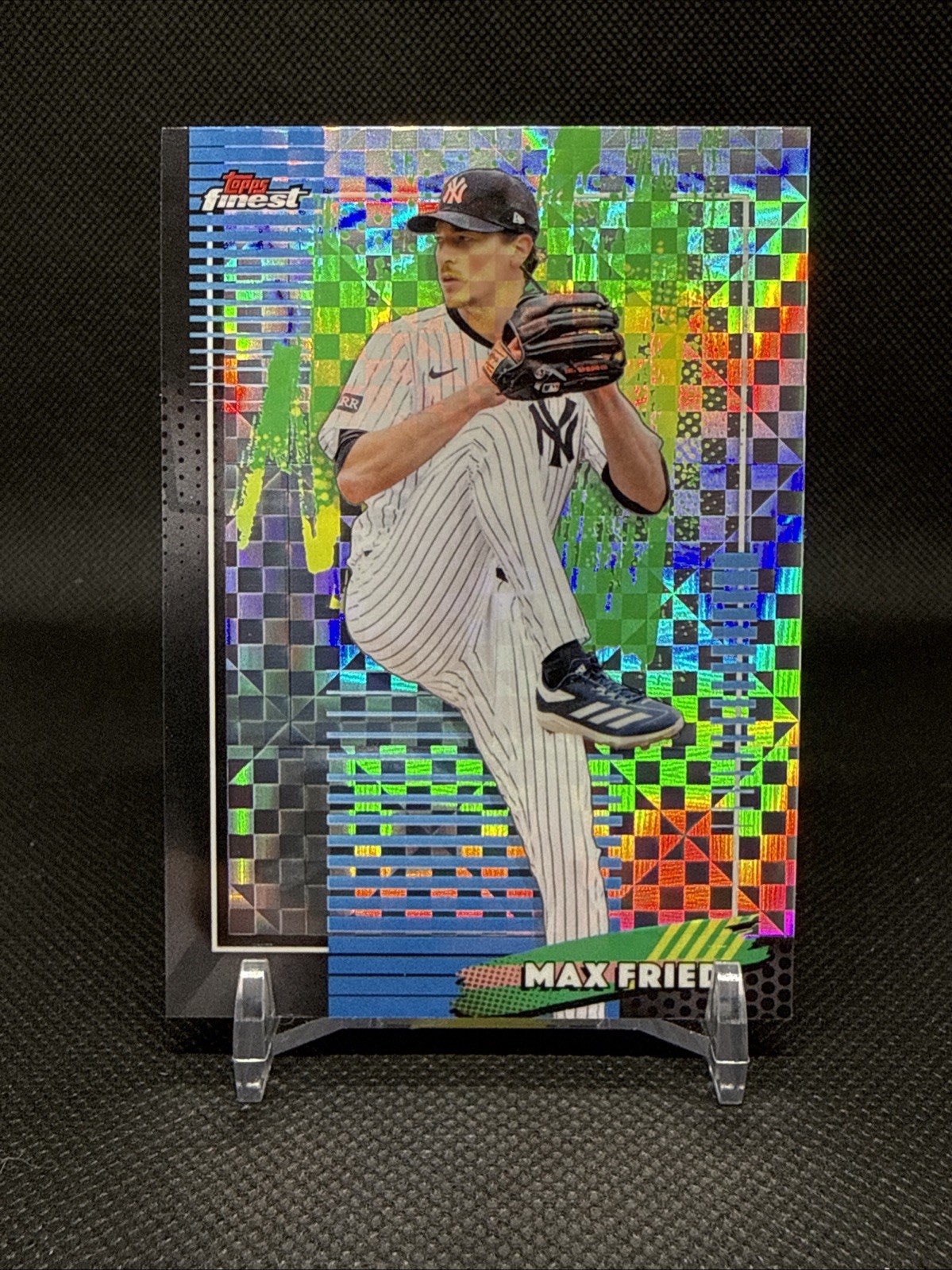 2026 Topps Finest #12 - Max Fried - Common - X-Fractor - New York Yankees