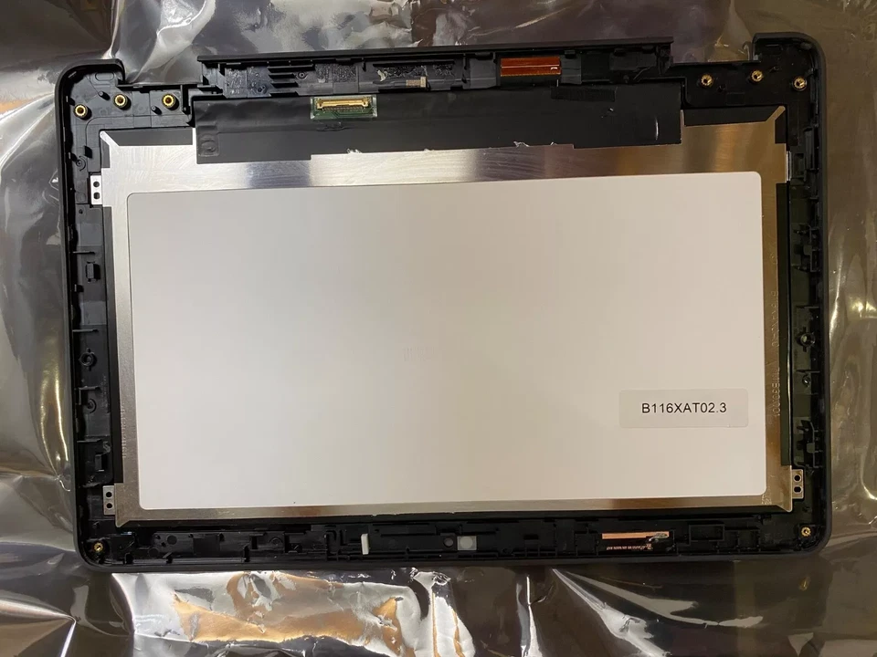 Laptop Bildschirm mit Rah. für DELL,HP, ASUS,ACER - Universal- AUO - B116XAT02.3 - Bild 2 von 3