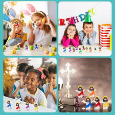 120Pcs Mini Jesus Figurines, Small Little Jesus Toys, Tiny Jesus Figures  ////