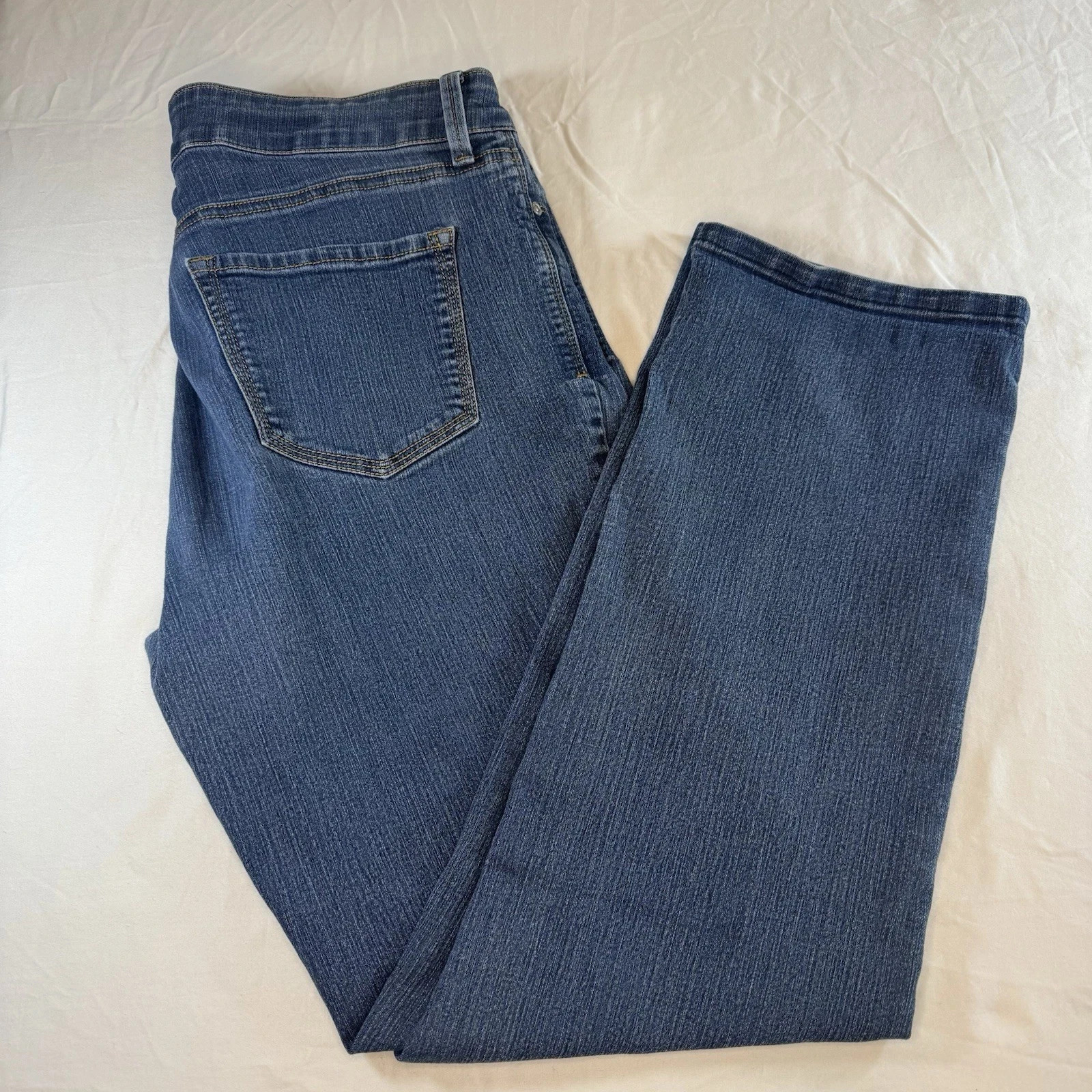 Women's Size 14 Dark Wash Lift Tuck Technology