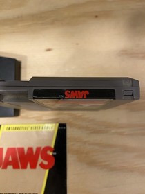 Jaws-NES-Cart-Manual & Slipcover-TESTED & WORKS