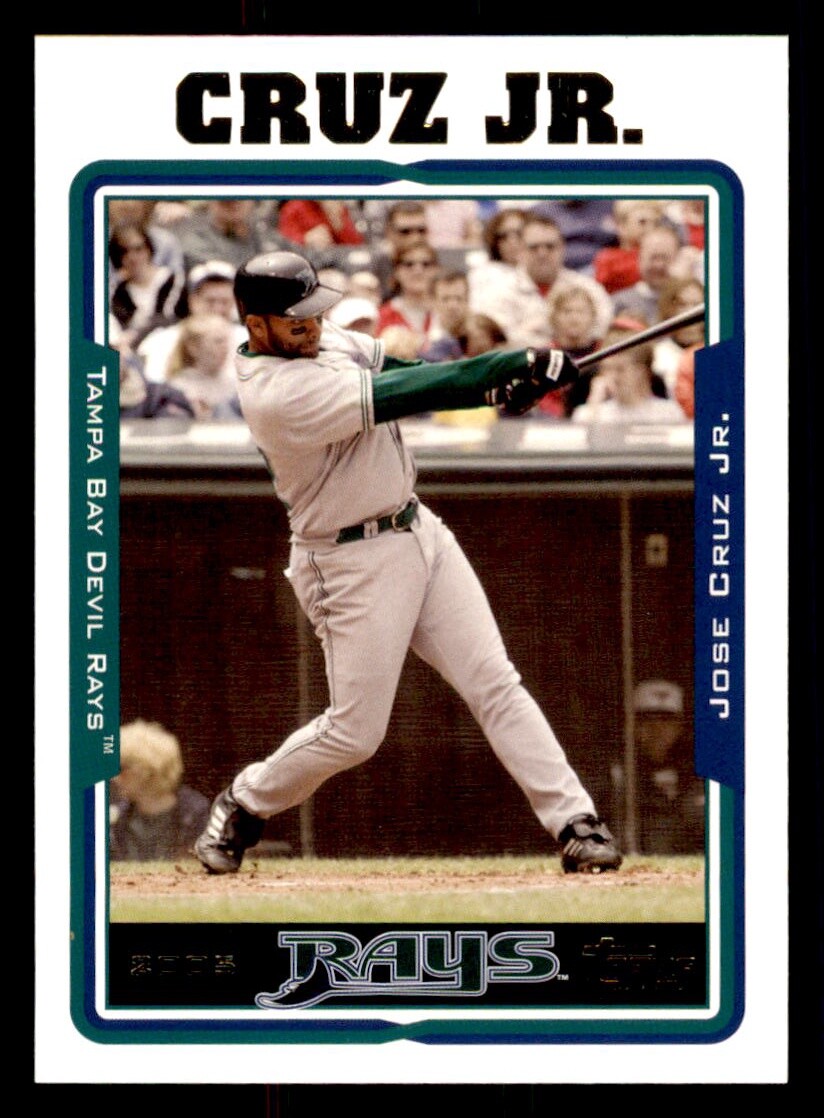 サイン入りレアカード 2005 Topps #261 Jose Cruz Jr. Tampa Bay Devil Rays | eBay