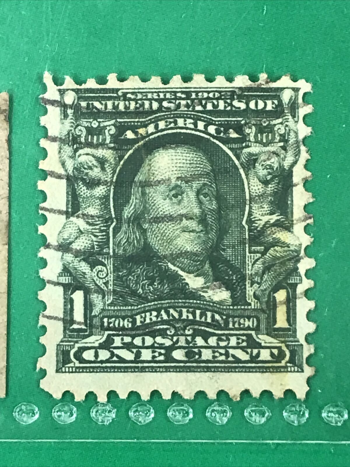 1 Cent, USA, Benjamin Franklin