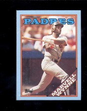  1988 Topps MARVELL WYNNE San Diego Padres Box Bottom Card