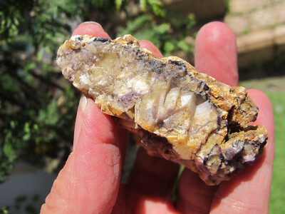 Blue John Fluorit Kristall Natur Castleton Derbyshire Treak Cliff grob 84,4 g