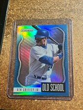 2021 Panini Prizm Baseball Carolina Blue Prizm Old School # OS-2 Ken Griffey Jr.