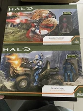 Halo Infinite Gungoose with Spartan Celox and Shade Turret with Grunt Assault