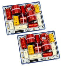 KASUN AS-33C 3 Way Hi-Fi Speaker Frequency Divider Crossover Filters 2pcs US