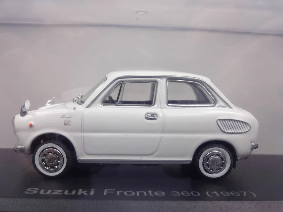 Suzuki Fronte 360 1967 Blanco Escala 1/43 Caja Mini Coche Exhibición Diecast Vol 48 Foto 4 de 4