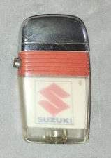Vintage Scripto Suzuki Motorcycle Lighter