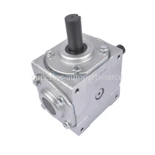 90 Degree Speed Ratio 1:1 CW/CW Right Angle Bevel Gearbox with 2 Keyed Shafts