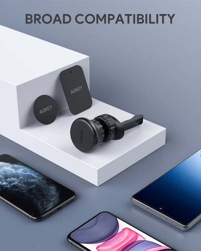 AUKEY HD-C74 Porta Telefono da Auto Magnetico Universale Supporto Cellulare Auto - Foto 7 di 9