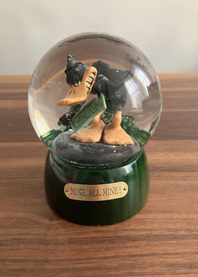 Daffy Duck Mine All Mine Snow Globe Warner Bros WB Looney Tunes 1994 Pls Read