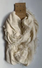 Women’s Ivory Infinity Style Scarf Cold Weather Accessory New 