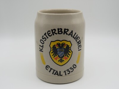 Bierkrug, Klosterbrauerei Ettal, Sammelkrug, Franz Stober
