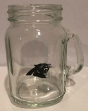 Carolina Panthers Boelter NFL Mason Jar Series 4oz Shot Glass