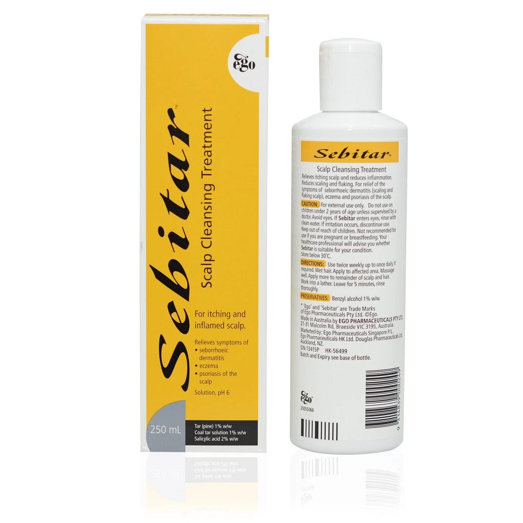 Ego Sebitar Scalp Cleansing Treatment For Itching and Inflamed Scalp Fast Ship