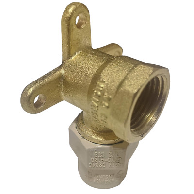 10 Pieces 1/2'' Female NPT x 1/2'' CPVC Drop Ear Elbow, Lead Free Brass