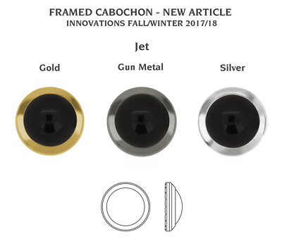 Superior PRIMERO 2080/H Framed Flat Back Hotfix Cabochons * Many Colors