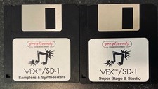 Ensoniq VFX-SD  SD-1 Synth Patches - 2 Disk set