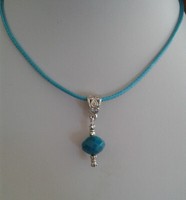 Schmuck Halsband In TüRkis Mit Perlen-AnhäNger
