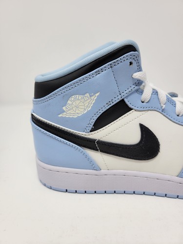 Air Jordan 1 Mid Ice Blue/Black-Sail-White 555112-401 For Sale â Sneaker Hello
