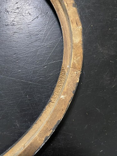 Rare Oval Convex Bubble Glass Picture Frame Offizier's Kasino (Officer's Mess) - Picture 14 of 22