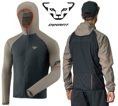 DYNAFIT alpine wind jacket trail running water wind resistant ultralight mens MD