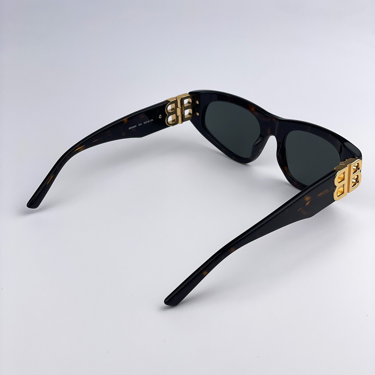 NEW Balenciaga BB0095S 002 Havana Brown Gold Green Cat Eye Unisex Sunglasses $_57.JPG?set_id=880000500F main image 2