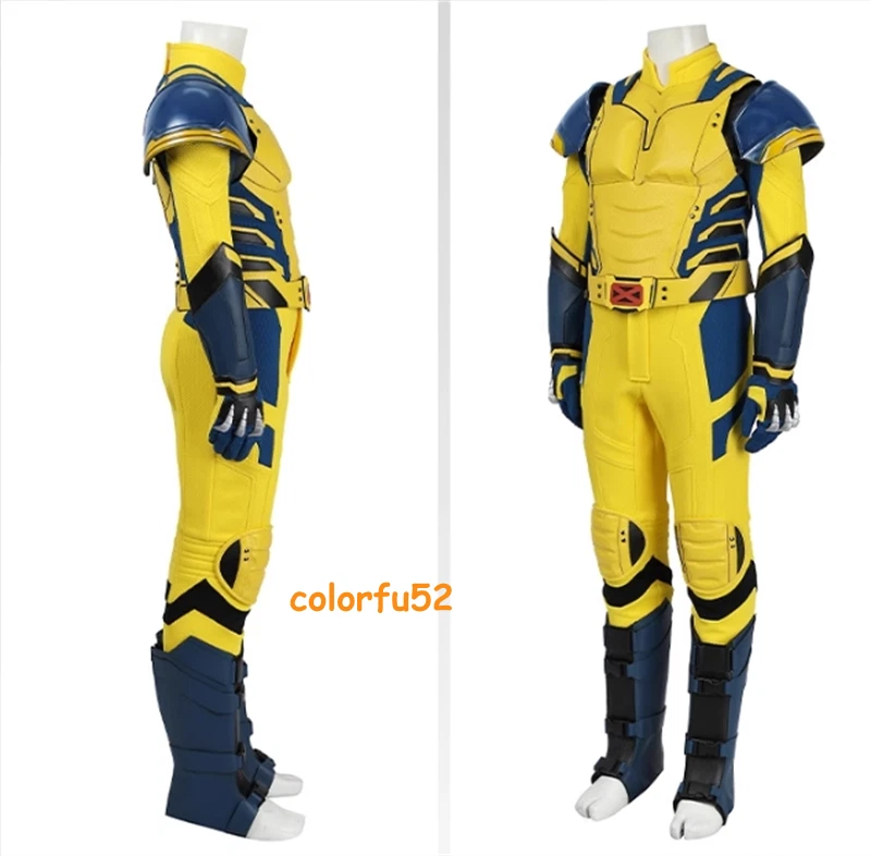 Deadpool & Wolverine Wolverine Boys Cosplay Costume Suit Kids Jumpsuit Outfits - Image 4 of 4