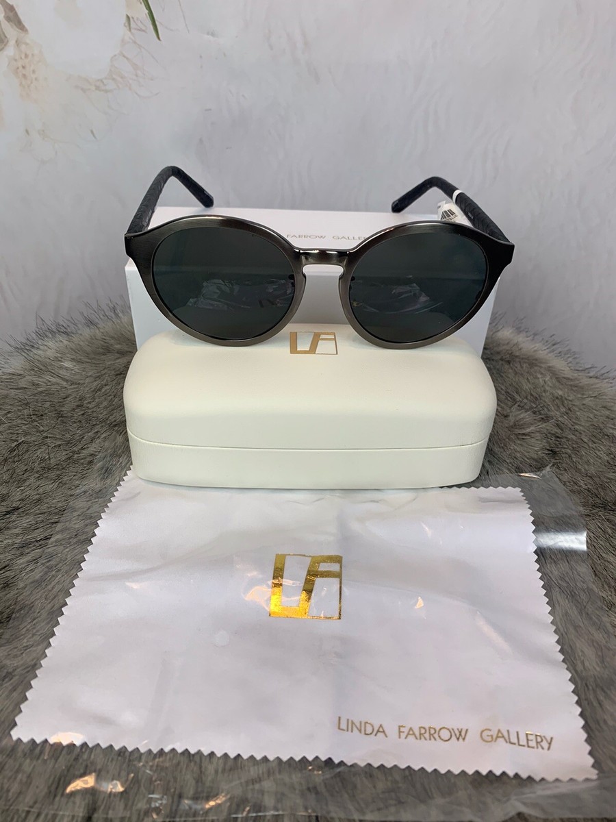 Vintage Linda Farrow cat -Eye Black Sunglasses RARE- Sleek Retro Style international glasses company | 新入荷商品のご紹介です  main image 4