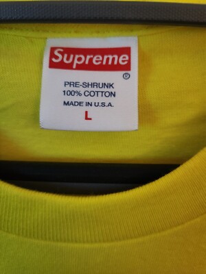 Supreme Tupac Hologram Tee Yellow Size Large | eBay