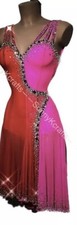 jz Handmade Women Samba Ballroom Swing Salsa Rumba Latin Dance Dress RHYTHM
