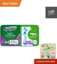 Sweeper Wet Mopping Cloths with Febreze Freshness, Lavender Vanilla 24ct