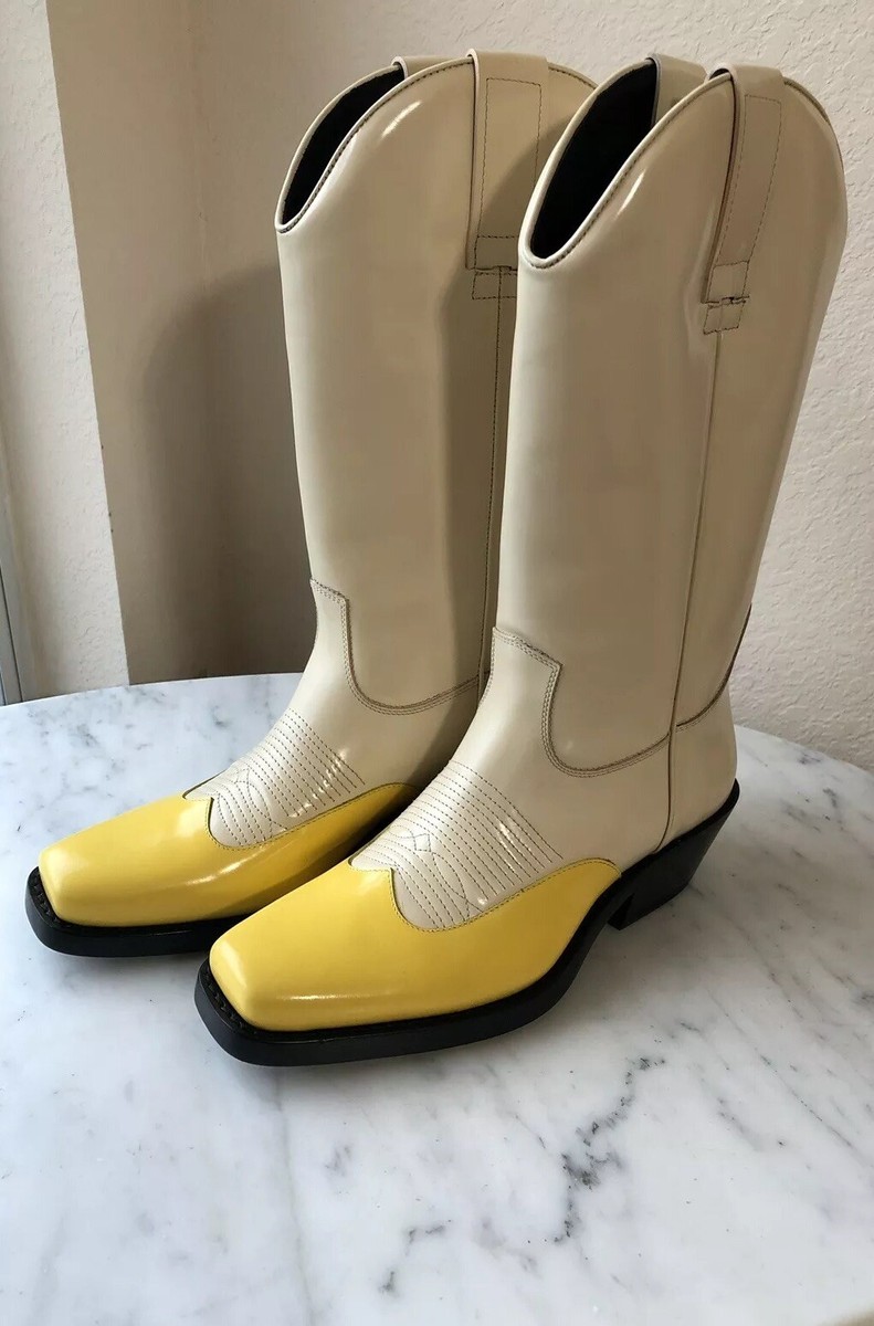 NEW Calvin Klein BY RAF SIMONS 205W39NYC SZ 36/6 Leather Cowboy