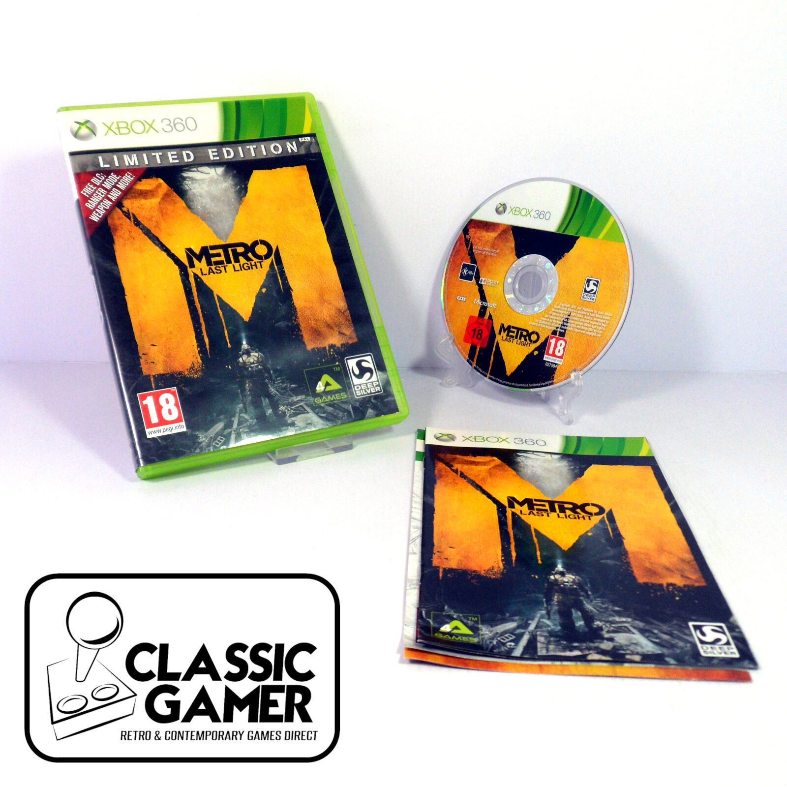 Metro: Last Light - Limited Edition (Xbox 360) *NEAR MINT*
