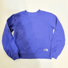 The North Face Girls' Purple Pullover Sweatshirt Size S Long Sleeve