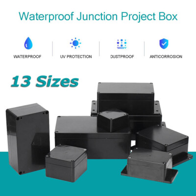 ABS Plastic Box For Electronics Hobby Projects Enclosure Case ALL Sizes UK