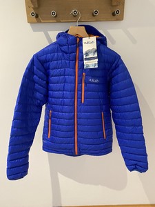 rab microlight alpine jacket electric blue