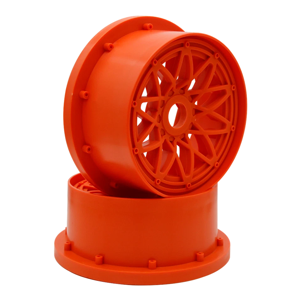 Front Wheel Hub Rim Set Plastic for 1/5 HPI Baja Rv 5T 5SC KM 5B 5B RC Car - Image 2 of 4