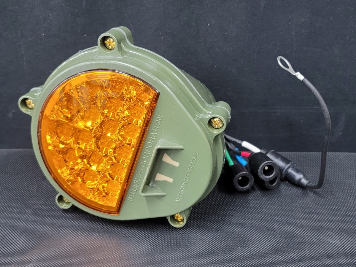 Turn Signal Amber LED Light Military Used NSN 6220-01-482-6107