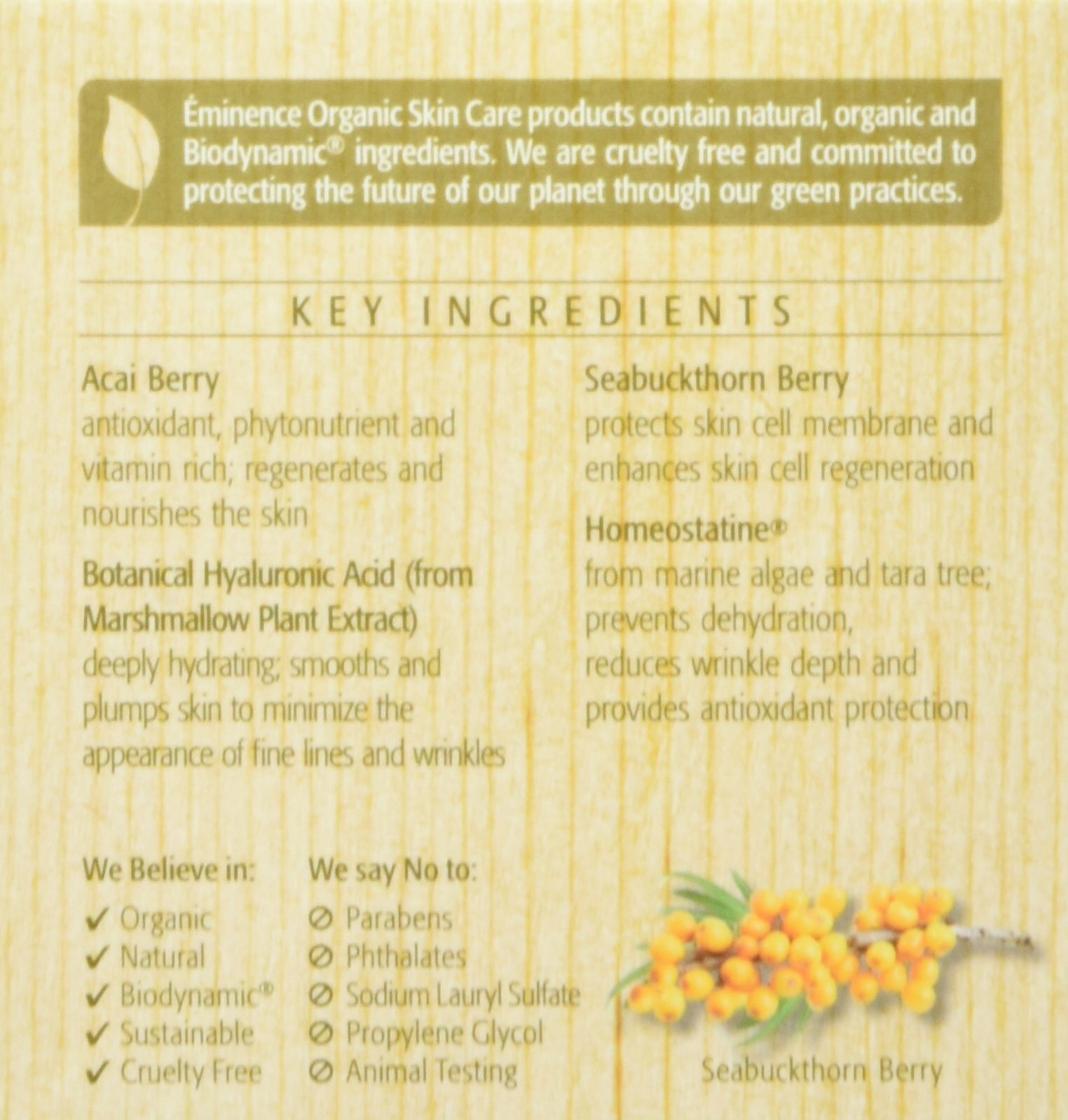 Eminence Firm Skin Acai Moisturizer 2 oz