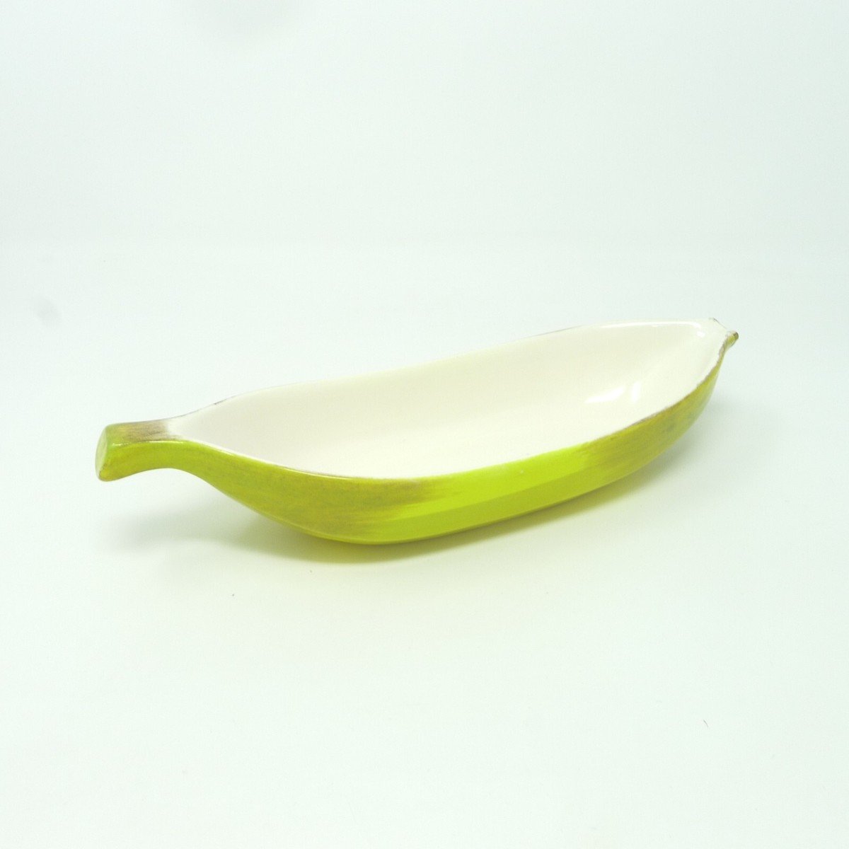 Vintage MCM Ceramic Banana Shaped Banana Split Sundae Serving