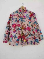 Kimono, jacket & coats women wear gift for her kantha short kimono indigo color,