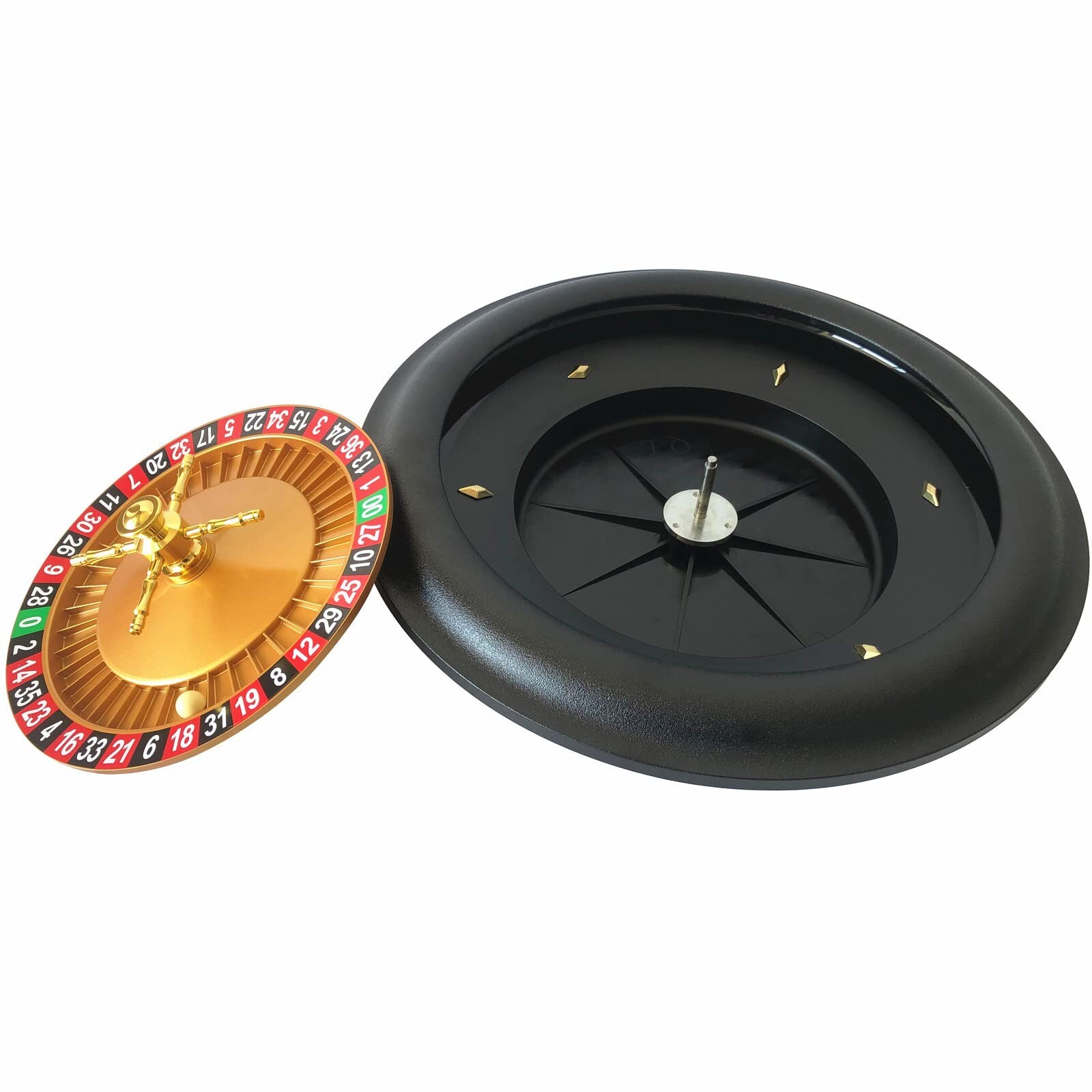 Yuanhe Deluxe Roulette Wheel Set 18" Casino Grade Roulette Game Set