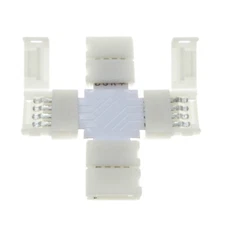 CONNECTOR X 10mm RGB FAST CLIP JACK PLUG FOR LED STRIP B1E9