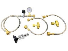 3 to 1 Oxygen Transfill Manifold CGA540 to 540/870 Aviation Veterinary Medical