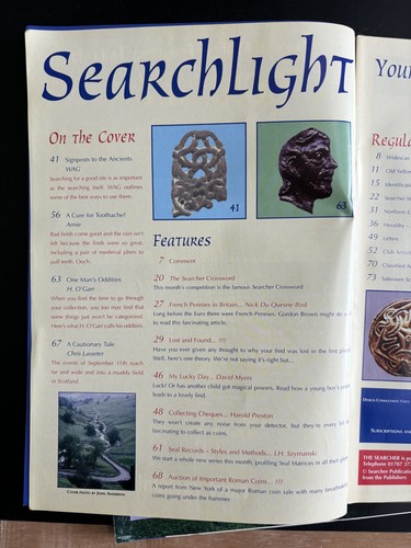 Vintage “The Searcher” Magazine 2002 Metal Detecting #198-201 Used - Picture 9 of 9
