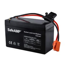 SafeAMP  Replacement Battery for 12-Volt Ride On Vehicle with red 2 pins Co