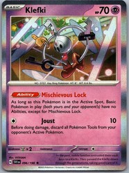 Klefki 096/198 Scarlet & Violet Holo Rare
